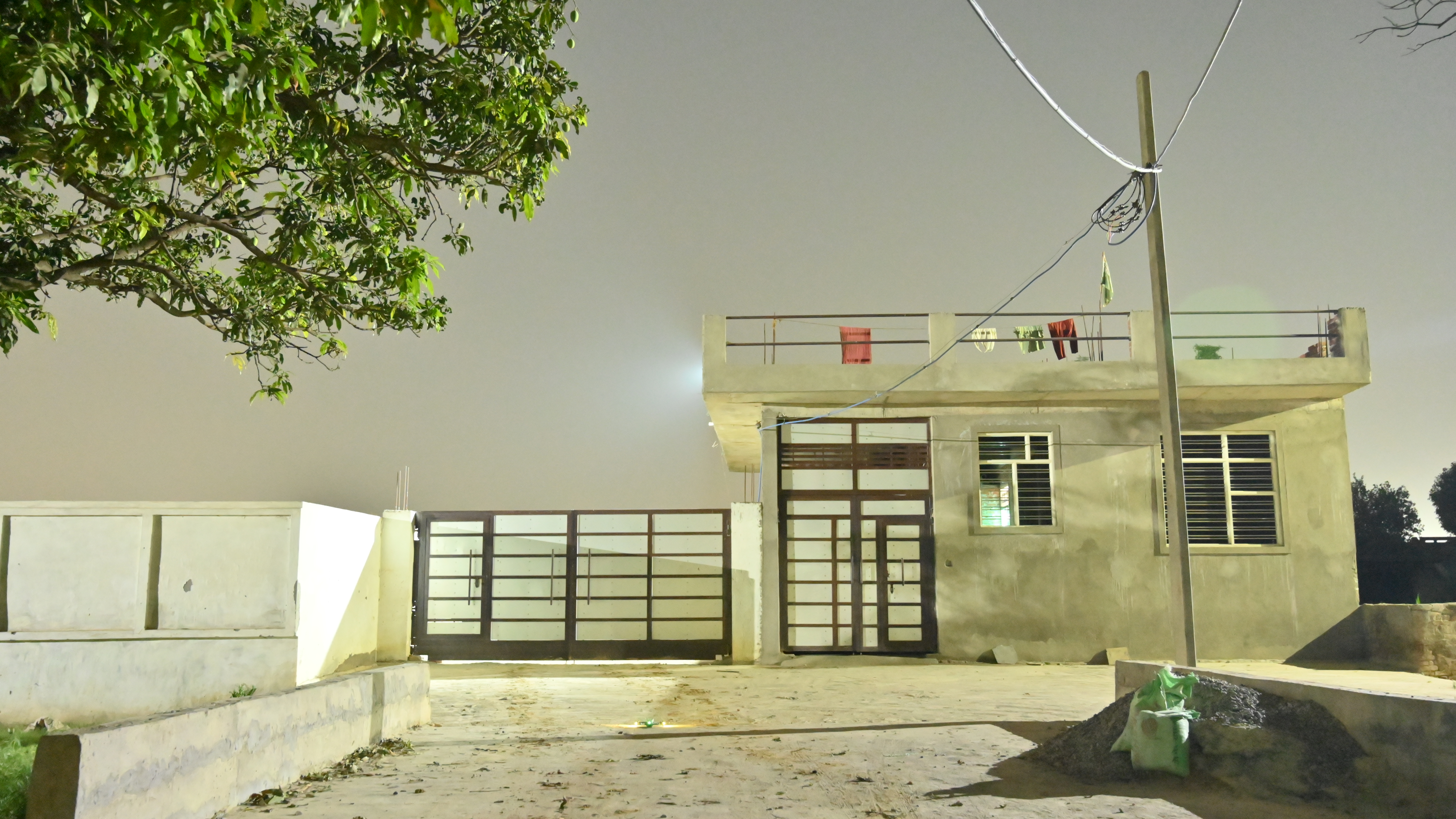 Wintry Mountain Landscape